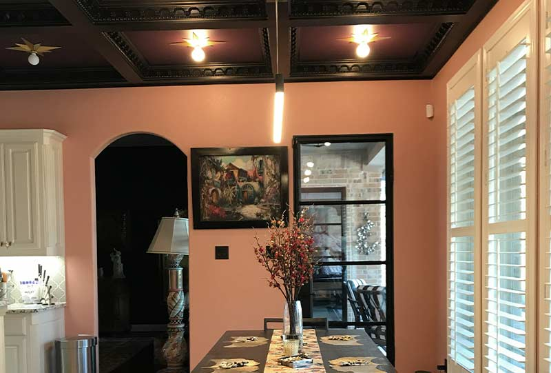 Custom Ceiling Renovation Weatherford TX Peter Attila Design