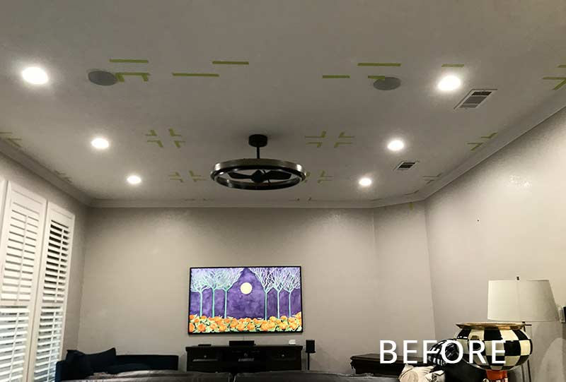 Custom Ceiling Weatherford TX Before Peter Attila Design