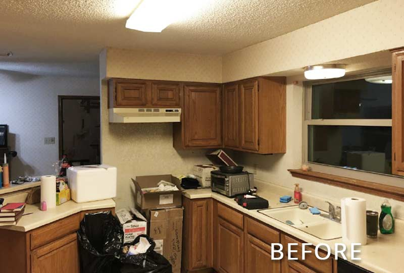 Kitchen Before Renovation Weatherford Texas Peter Attila Design