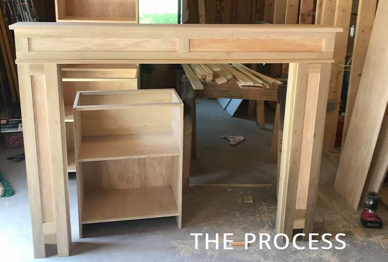 Living Room Renovation Process Weatherford TX Peter Attila Design