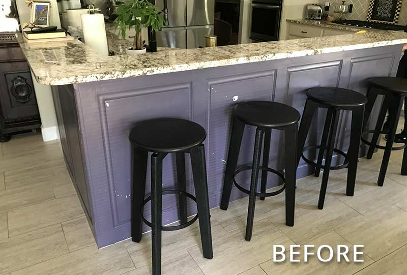 Weatherford Renovation Before Photo Custom Bar Peter Attila Design